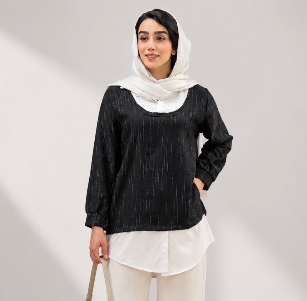 شومیز وست یقه دار