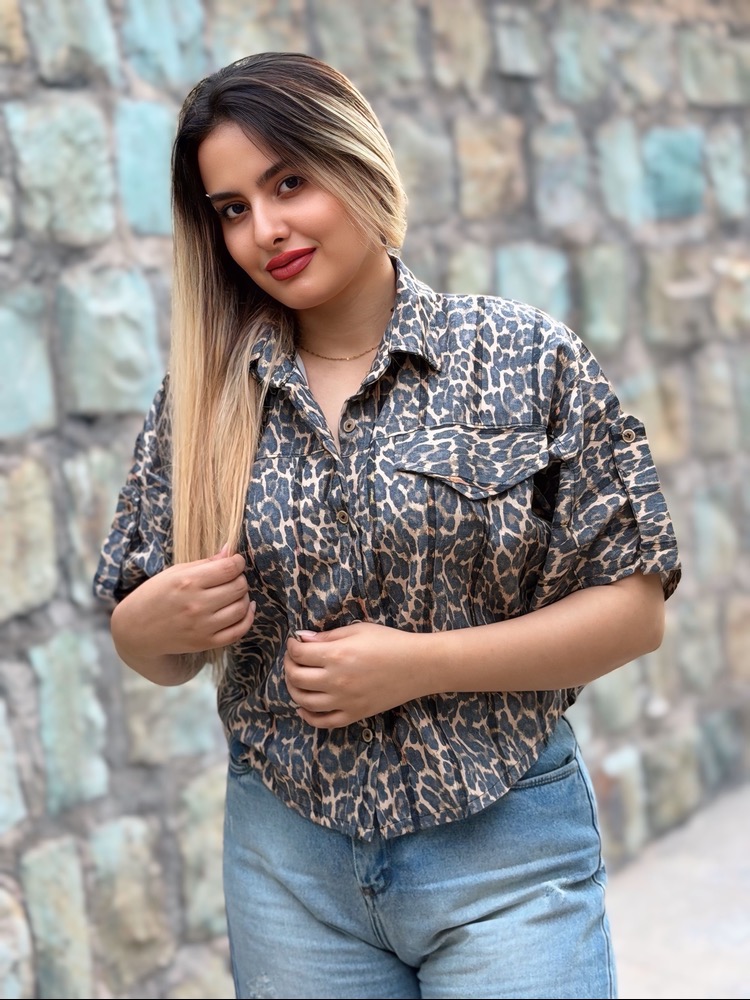 شومیز پلنگی کد۳