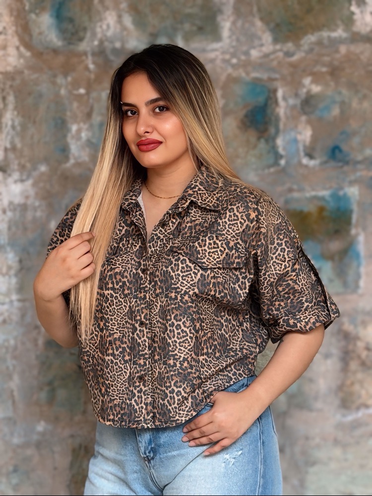 شومیز پلنگی کد ۴