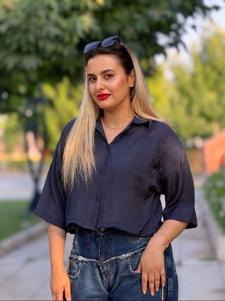 شومیز شیشه ای گتردار