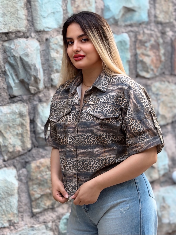 شومیز پلنگی کد۲