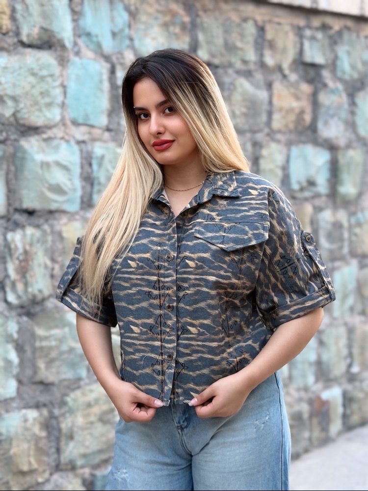 شومیز پلنگی کد ۱